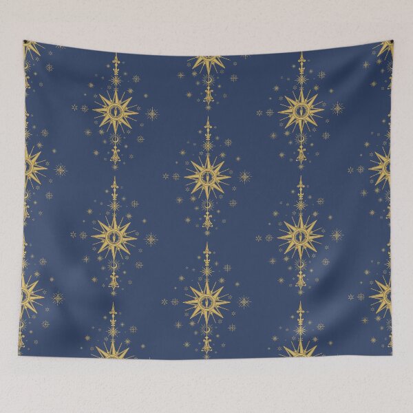 Item preview, Beautiful Golden Celestial Compass With Stars And Planets designed and sold by TrulyEpoque.