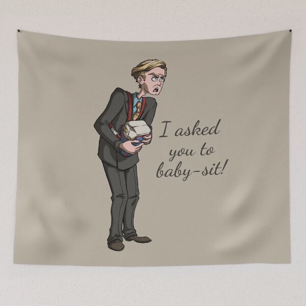 Item preview, Frasier fan art Niles crane  designed and sold by Giovanni's  Brown Quotes.