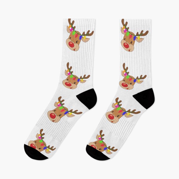Item preview, Cute baby deer with Christmas garlands designed and sold by Loulig.