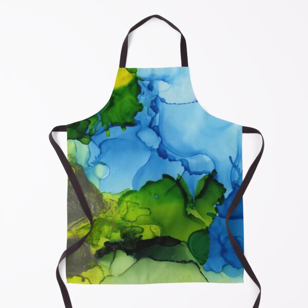 Item preview, Abstract in Green, Blue and Yellow - One designed and sold by LymphomaLass.