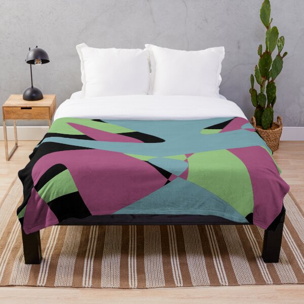 Item preview, Diseño abstracto negro, verde, azul, violeta designed and sold by Bread01.