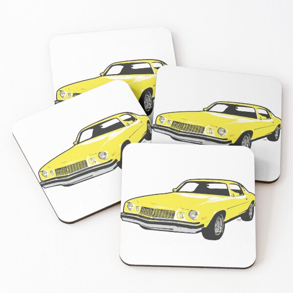 Item preview, Yellow 70s C Coupe designed and sold by CoolRide.