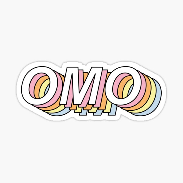 Omo Omo Stickers Redbubble