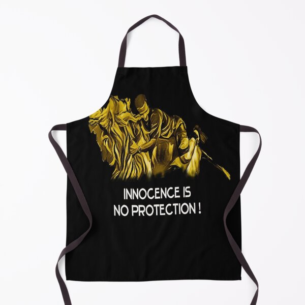 Item preview, Innocence is no protection! designed and sold by LeelaWorks.org.
