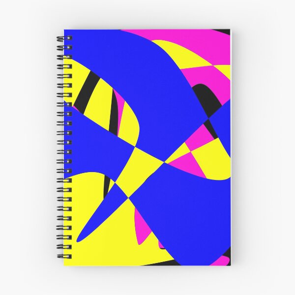 Artikelvorschau, Rosa, Gelb, Blaues abstraktes Design entworfen und verkauft von Bread01.