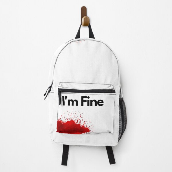 Item preview, I'm Fine Graphic Novelty Sarcastic Movie Halloween Humor Zombie Funny designed and sold by Nedskr.