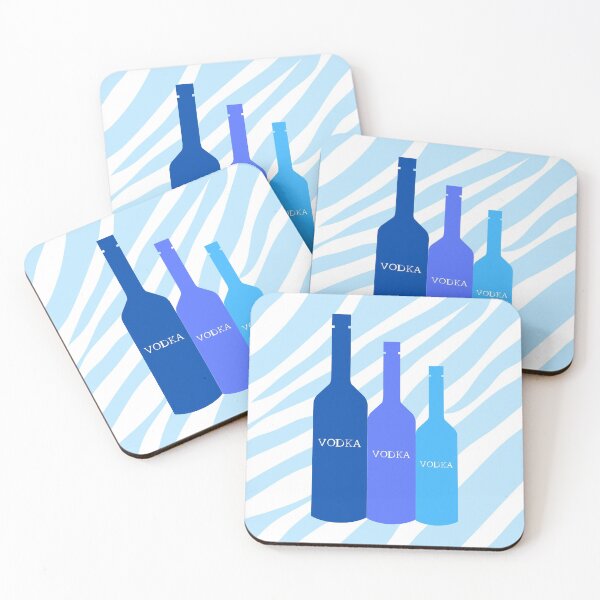 Item preview, blue alc bottles zebra print designed and sold by SUUSCK ★.