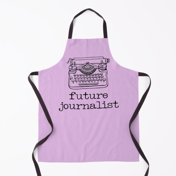Item preview, There's a writer in the family: Future Journalist + typewriter (black text) designed and sold by Ofeefee.