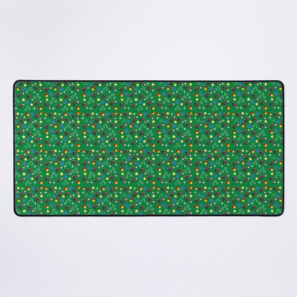 Krampus with Brat Green Desk Mat