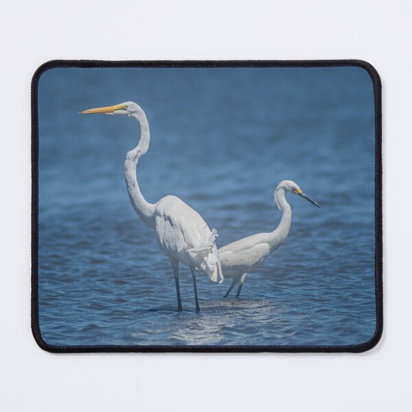 Item preview, Snowy Egret and Great egret 2 designed and sold by KensLensDesigns.