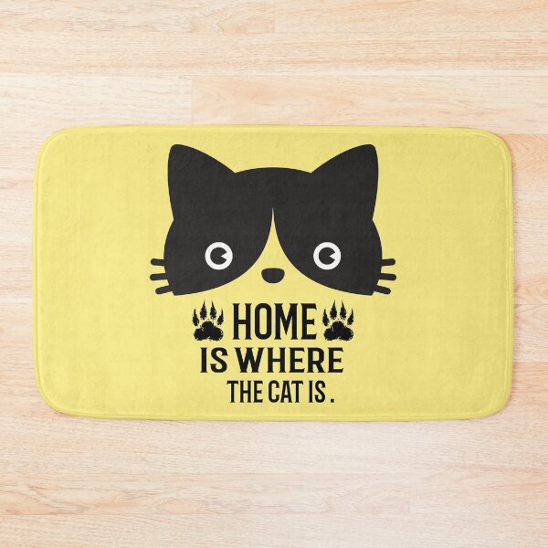 Item preview, Home is where the cat is designed and sold by TRIPPYPRINTS.