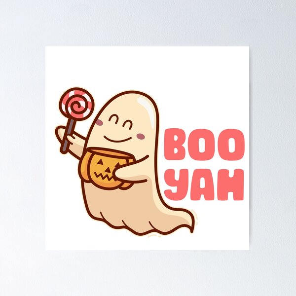 Item preview, Lindo fantasma demasiado lindo para asustar feliz Halloween designed and sold by StickerbashCo.