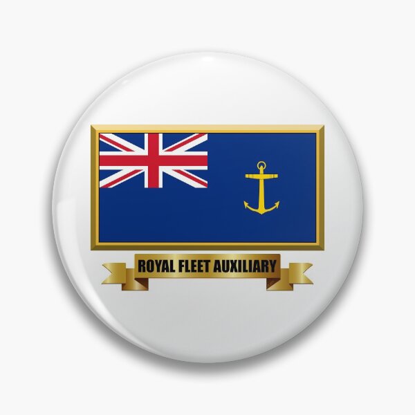 Item preview, ROYAL FLEET AUXILIARY Blue Ensign Gifts, Masks, Stickers & Products (N) designed and sold by mpodger.