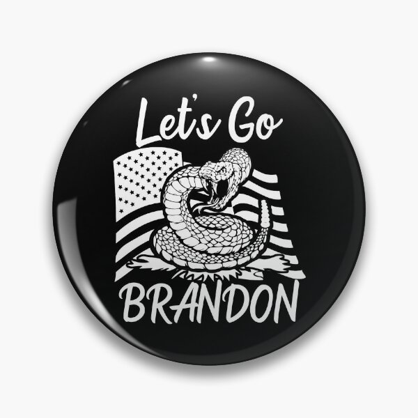 Item preview, Let's Go Brandon US Flag and Rattlesnake Funny Chant designed and sold by CharJens.