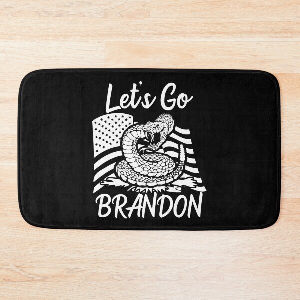 Item preview, Let's Go Brandon US Flag and Rattlesnake Funny Chant designed and sold by CharJens.
