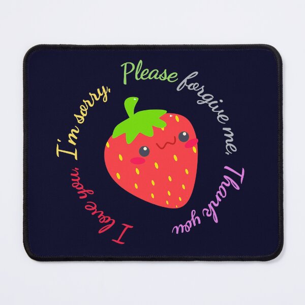 Item preview, Strawberries Ho'oponopono Tool - I love you Thank You designed and sold by UniverseStelar.