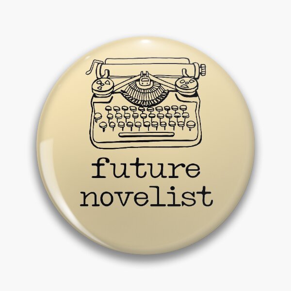 Item preview, There's a writer in the family: Future Novelist + typewriter (black text) designed and sold by Ofeefee.