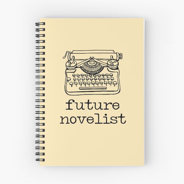 Item preview, There's a writer in the family: Future Novelist + typewriter (black text) designed and sold by Ofeefee.