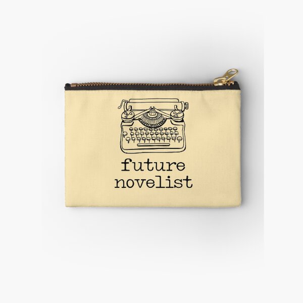 Item preview, There's a writer in the family: Future Novelist + typewriter (black text) designed and sold by Ofeefee.