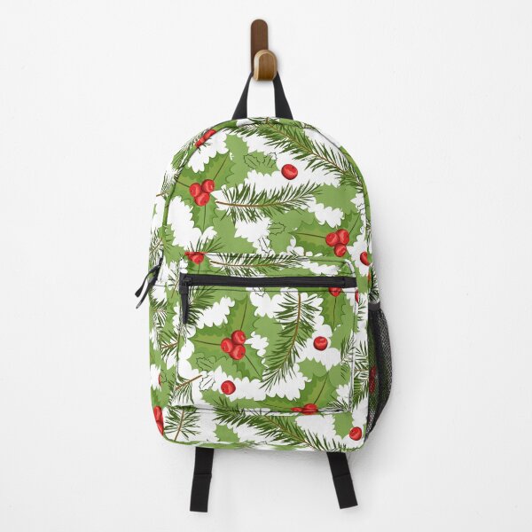 Item preview, Christmas holly berries and pine barebranch designed and sold by urban-color.