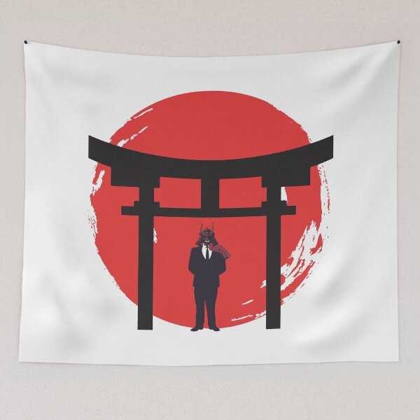 Item preview, Business Samurai under Torii gate designed and sold by P-aws.