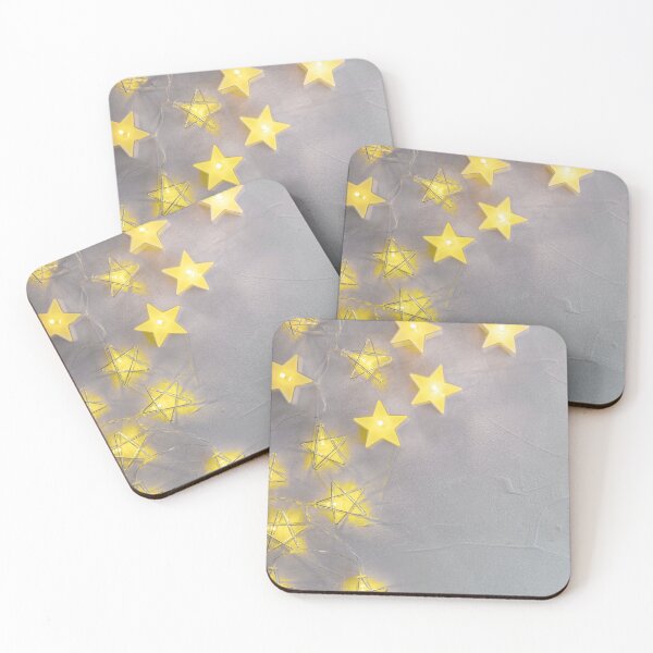 Item preview, Christmas decorative garlands stars and candles glowing a light designed and sold by Evgeniia Biriukova.
