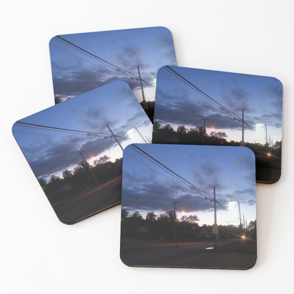 Item preview, Cloudy suburban street at dusk designed and sold by PandaTShirtShop.