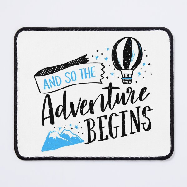 Item preview, And So The Adventure Begins designed and sold by Parag's Travel Shop.