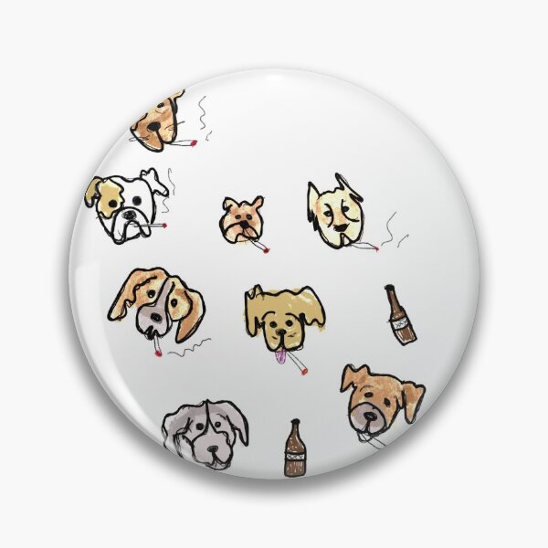 Item preview, Smoking dogs  designed and sold by Guacamulve.