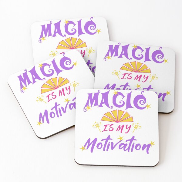 Item preview, MAGIC IS MY MOTIVATION MAGICIAN WIZARD HALLOWEEN designed and sold by KatesFunnyArt.