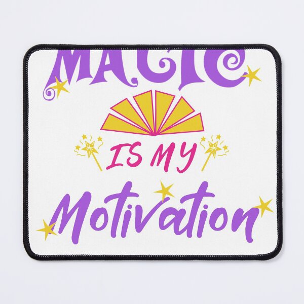 Item preview, MAGIC IS MY MOTIVATION MAGICIAN WIZARD HALLOWEEN designed and sold by KatesFunnyArt.