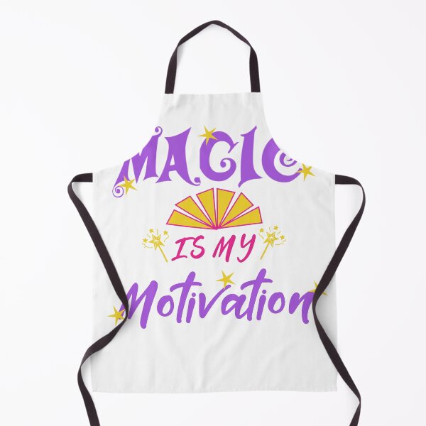 Item preview, MAGIC IS MY MOTIVATION MAGICIAN WIZARD HALLOWEEN designed and sold by KatesFunnyArt.
