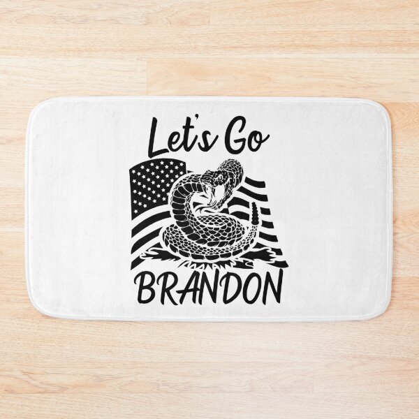 Item preview, Let's Go Brandon US Flag and Rattlesnake Funny Chant designed and sold by CharJens.