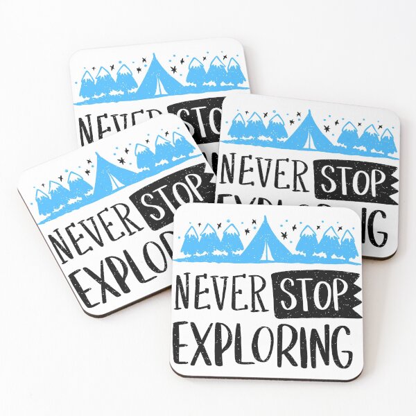 Item preview, Never Stop Exploring designed and sold by Parag's Travel Shop.