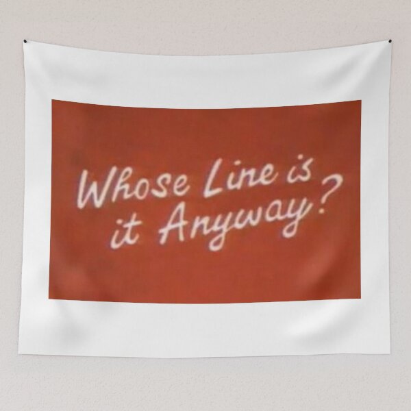 Item preview, Whose Line (UK) logo designed and sold by gameshowfan2001.