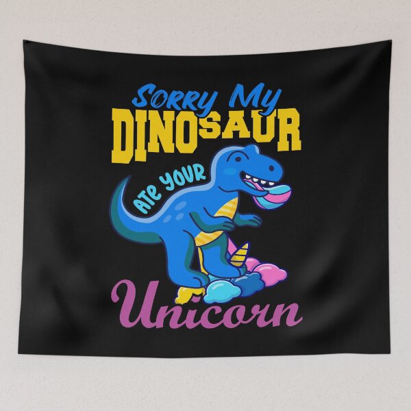 Item preview, Sorry My Dinosaur Ate Your Unicorn designed and sold by AmethystMurad.
