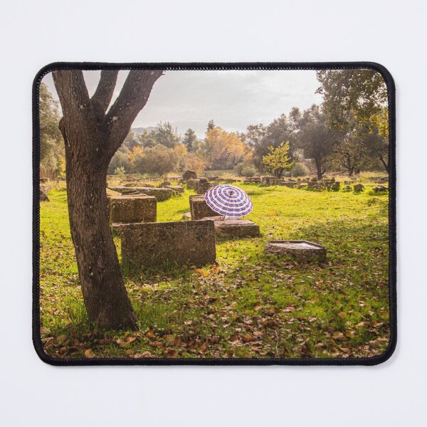 Item preview, Archaeological Site of Olympia with Umbrella designed and sold by KensLensDesigns.