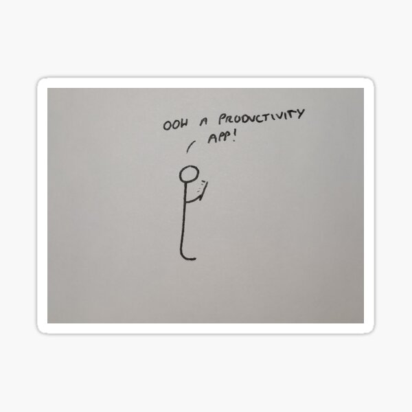 Productivity App Sticker