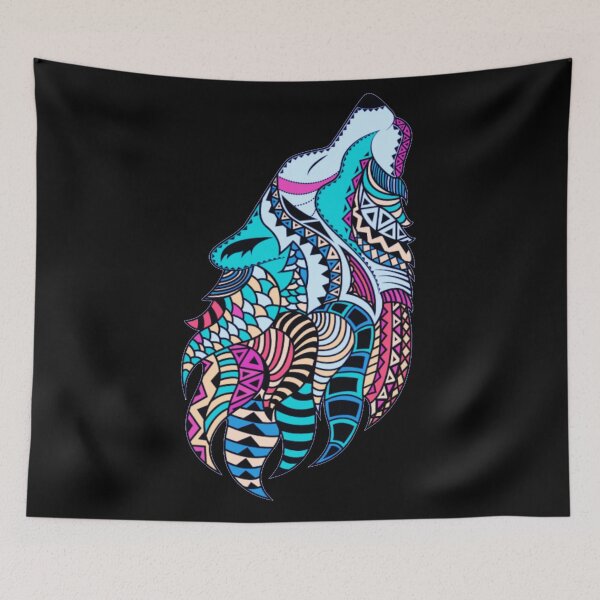 Item preview, Geometric Wolf designed and sold by Paula Helit.