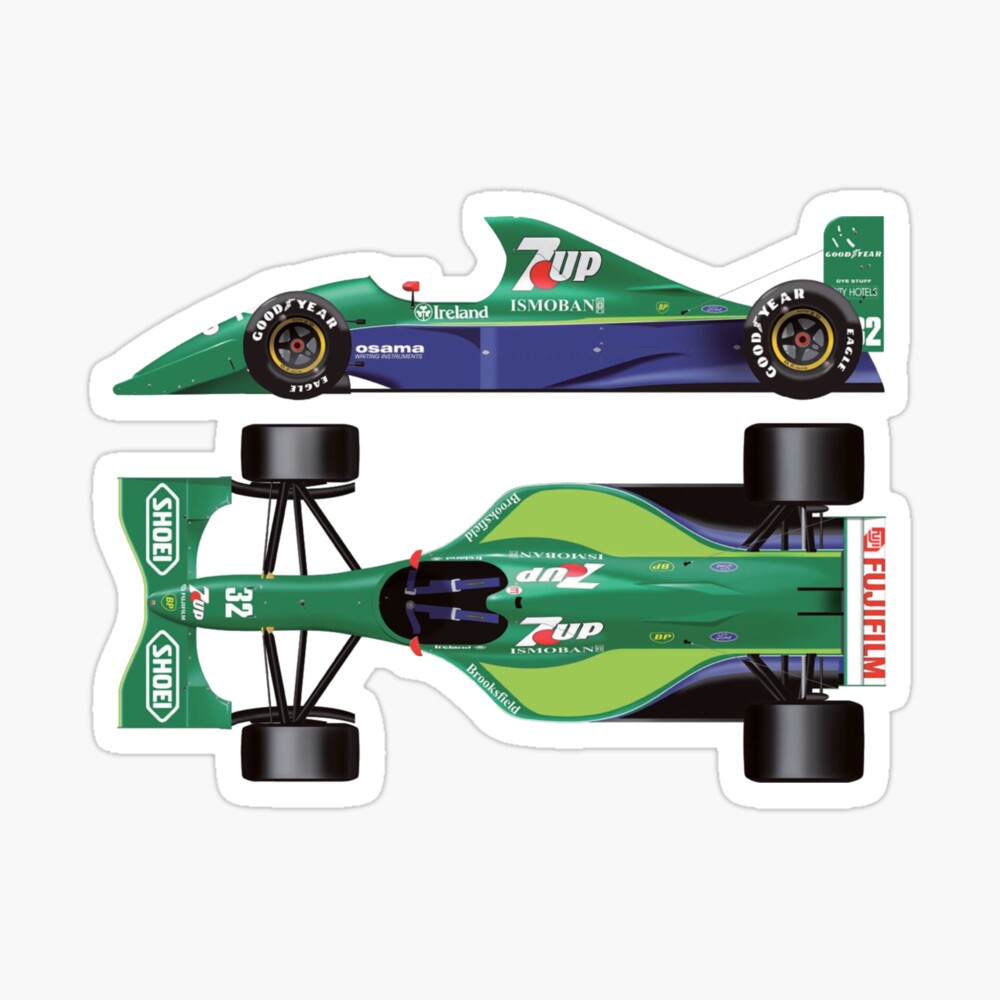 Jordan 191 Ford F1 1991 Poster For Sale By Nolle R Redbubble