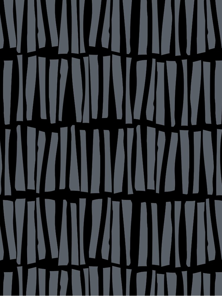 Aperçu 5 sur 5. Robe trapèze avec l'œuvre Gray and Black Vertical Dash Stripe Line Pattern Pairs HGTV 2022 Popular Color Slate Tile HGSW1472 - Colour Trends - Shade - Hue créée et vendue par ColorOfTheYears.