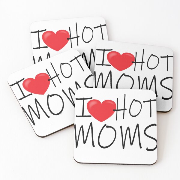 Item preview, I Love Hot Moms Tshirt,I Love Hot Moms Shirt,Mom's day shirt,hot mom,Adult Shirt,Baby Shirt,lovely gift designed and sold by Otif.