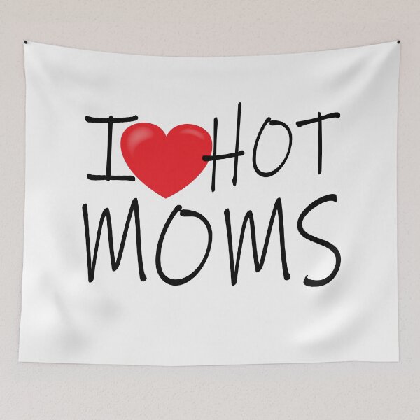 Item preview, I Love Hot Moms Tshirt,I Love Hot Moms Shirt,Mom's day shirt,hot mom,Adult Shirt,Baby Shirt,lovely gift designed and sold by Otif.