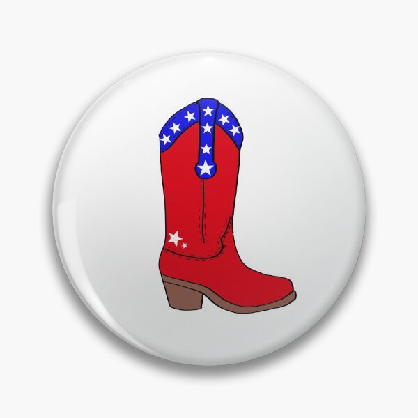 Item preview, Red white and blue cowboy boot designed and sold by KristenST.