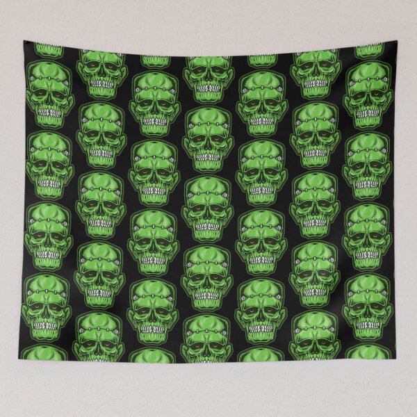 Item preview, Frankenstein monster green head skull | Perfect Gift|Frankenstein designed and sold by shvettue.