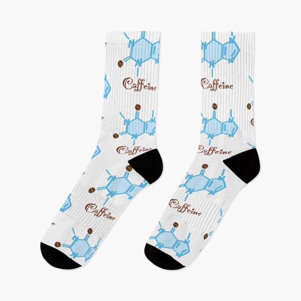 Item preview, Blue Caffeine Molecule with Coffee Beans designed and sold by LiLohaveaplan.