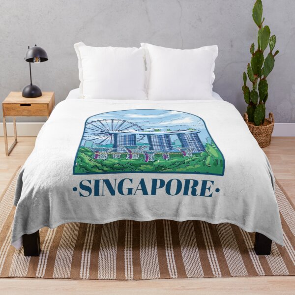 Item preview, Singapore - Marina Bay Sands Hotel, Gardens by the Bay & Singapore Flyer designed and sold by Shirtey.