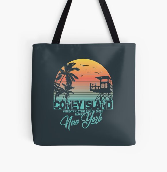 Coney Island Tote Bags Redbubble