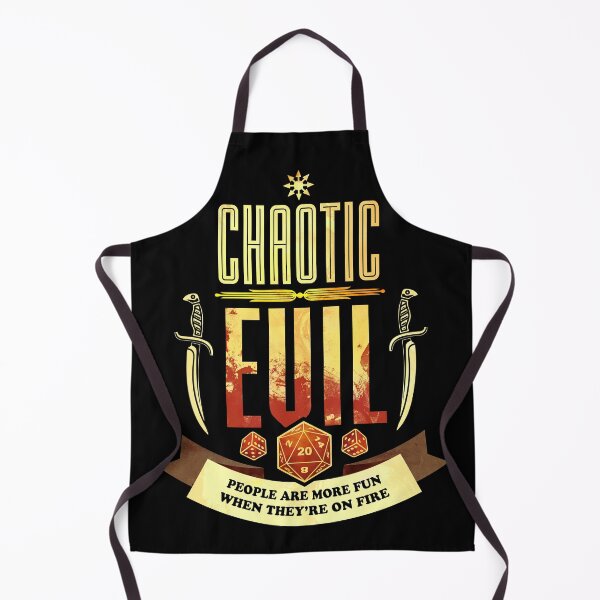 Item preview, Chaotic Evil: People Are More Fun When They're On Fire designed and sold by D20Tees.