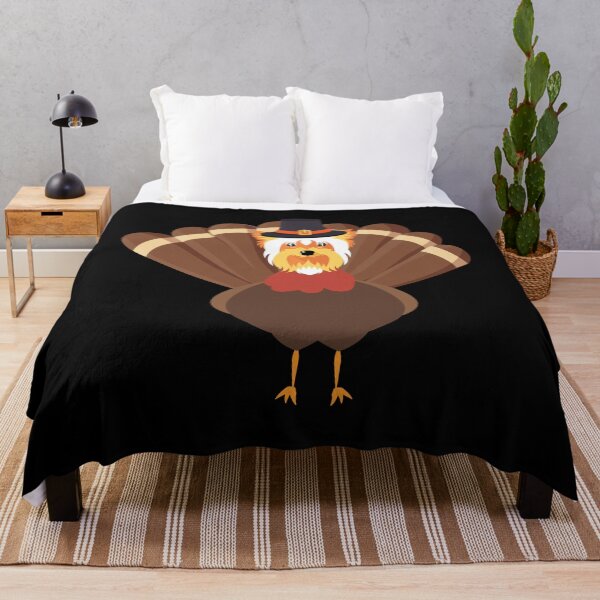 Item preview, cute yorkshire terrier dog turkey bird funny thanksgiving gift designed and sold by alaechamlal.
